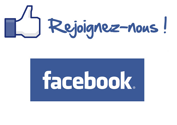 Nous rejoindre sur facebook